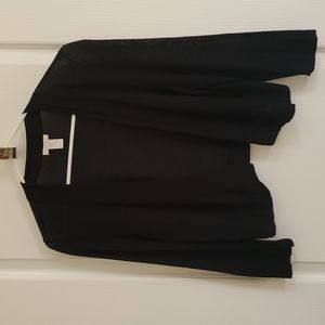 Chicos Black Shrug in Size 1